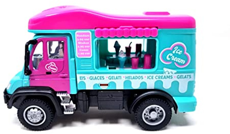 PLAYJOCS GT-8152 LKW Ice Cream, Fahrzeug aus Metall und Kunststoff, Spielzeug für Kinder und Sammler.
