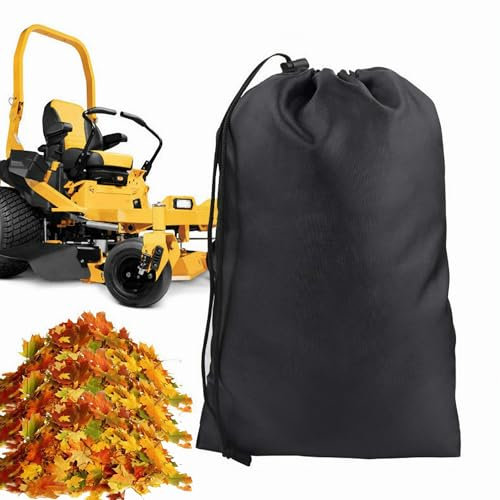 1Pack Lawn Tractor Leaf Bag,420D Oxford Cloth Reusable Grass Catcher Bag,96 x 56 Inch Leaf Bag with Large Capacity for Fast Garden Leaf Cleaning,Fit Leaf Bag for Most Riding Lawn Mowers (96 x 56 Inch)