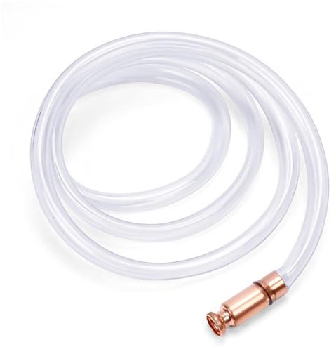 One Piece Hose Siphon Pump Multi-Purpose Hose Pump Shaker Siphon Fuel Transfer Self Priming Siphon Hose Pump for Gasoline Fuel Water Transfer