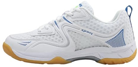 Kraftpaid Chaussures De Badminton,Chaussures De Tennis Table,Respirantes Ping Pong Chaussures,Squash Tennis Sneakers,Chaussures Squash Et Badminton,Doux,AntidéRapantes,pour Badminton,Tennis Table