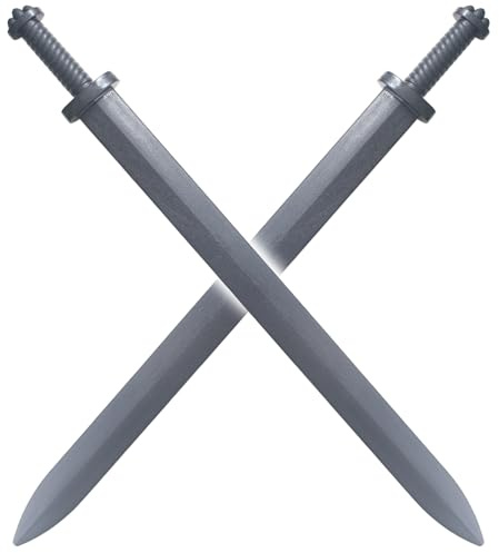 Pack 2 Epees Viking en Plastique Epee Polypropylene Sabre Entrainement Epee Viking