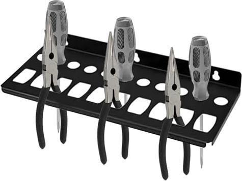 Hogvinnatil Organisateur de tournevis, organisateur de pinces, Organisateurs d'outils d'économie d'espace mural, Accès rapide Accès STURDY Produits d'organisation anti-glissement