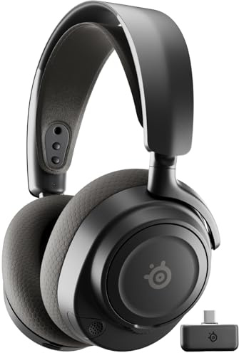 SteelSeries Casque sans fil Arctis Nova 7 multi-plateforme Gen2 -Contrôle des applications en temps réel - 50H+ -Haut-parleurs magnétiques en néodyme -Mixable 2,4GHz/Bluetooth -PC,PS5,Switch1/2,Mobile