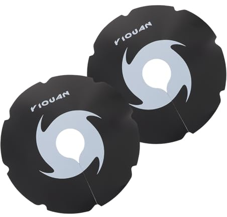 Hohopeti Lot de 2 Protections de Frein à Disque pour Vélo VTT Cache Anti-Poussière et Anti-Huile Solide Accessoires D’Entretien pour Protection des Étriers et Disques sur Terrains Variés