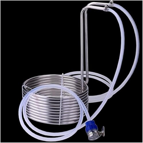Mosto in Acciaio Inox 26' X 2/5 E Pallone in Acciaio E Imbuto E Mestolo da Zuppa, Mosto Ad Immersione in Rame Home Brew con Tubo da Giardino