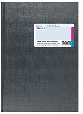 Roi et EBHARDT 8611603 colonnes livre, colonnes Arc elefantenhaut-blanket, 10 colonnes, A4, 210 x 2, bleu clair