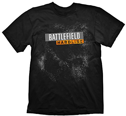 Battlefield Hardline Logo svart T-shirt storlek M (elektroniska spel)