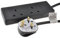 PRO ELEC PELB1736 2 Gang Extension Lead 2m, Black