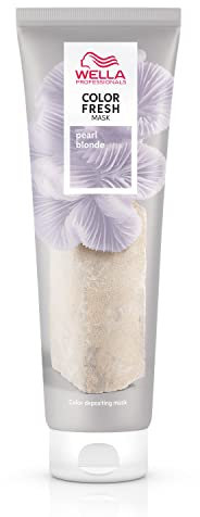 Wella Professionals Color Fresh Mask Mascarilla de color Coloración temporal Revive el color del cabello Hidratante Tono Pearl Blonde 150ml
