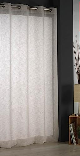 Dolz Cortina Confeccionada de Visillo V014 de 140x260 cm Beige 01