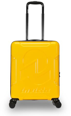 Invicta Trolley Travel handbagage – gul – 33 liter, hård kabin med 4 snurrhjul, Gul, Modern