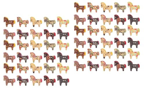 Anneome 2 Sets Crafting Nähknöpfe Muster Holz Glatt Für Kleid Hemd Anzug Pullover 50 Stück * 2