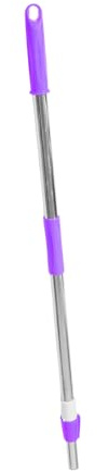 Cabilock Mop Stick Adjustable Telescopic Extension Pole Stainless Steel, Replacement Handle with 360° Rotating Design, Safety-Enhanced Reinforced Rod for Household Floor Cleaning