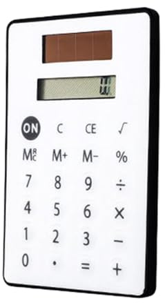 8-stelliger Solar-Taschenrechner mit leisem Betrieb, Tischrechner, Schülerrechner, einfach zu transportieren und zu verwenden