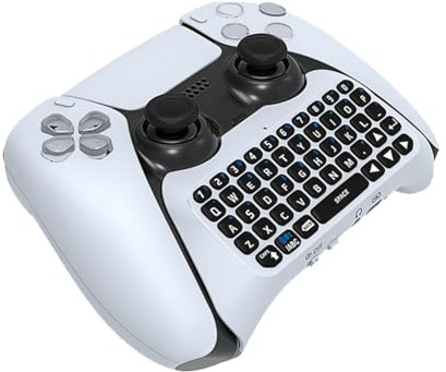 Controlador de teclado inalámbrico de Fiorky Compatible con Bluetooth 3.0 3.5 mm Manejo de juegos Teclado empotrado Altavo incorporado Mango de teclado juego inalámbrico fora Sny PS5 Gamepad
