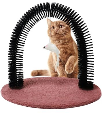 Katzenbürste Zur Fellpflege - Grooming-Bogenbürste Für Katzen - Haarreinigungsbürsten Für Katzenwelpen & Kaninchen Bei Fellpflege Und Spielaktivitäten Tierzubehör