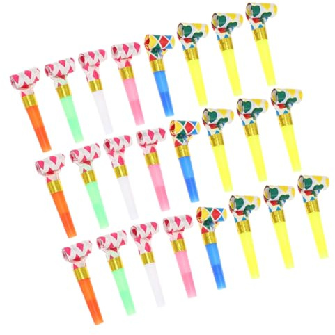 Sosoport 50piezas Juguete De Silbato De Dragón Soplador De Fiesta Sopladores De Fiesta Matracas Para Hacer Ruidos Reventones Divertidos Para Eventos Deportivos y Cumpleaños