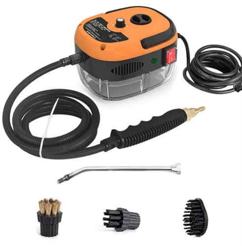 Jooehyer Limpiador A Vapor Portátil de 220 V, Limpiador A Vapor de Alta Temperatura para Aire Acondicionado, Cocina, Campana Extractora, Coche, Enchufe de la UE