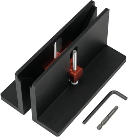 Flaroey Accesorio Estriado en Ángulo Recto, Mesa Enrutadora, de Madera, Ranurado de, Abrazadera de Alimentación de Seguridad, Auxiliar para Fabricación