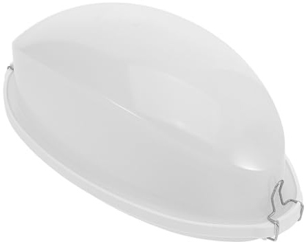 GATHINESS Lámpara de Sauna Antiexplosión Antivaho para Sala de Vapor | Vidrio y Metal, Uso en Ambiente Húmedo, Compatible Bombilla E27, Color Blanco, Estilo Simple