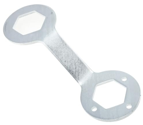 Gadpiparty Clé à Molette Double Extrémité 36/38mm pour Embrayage de Machine à Laver en Acier Argenté, Facile à Transporter Couleur Aléatoire