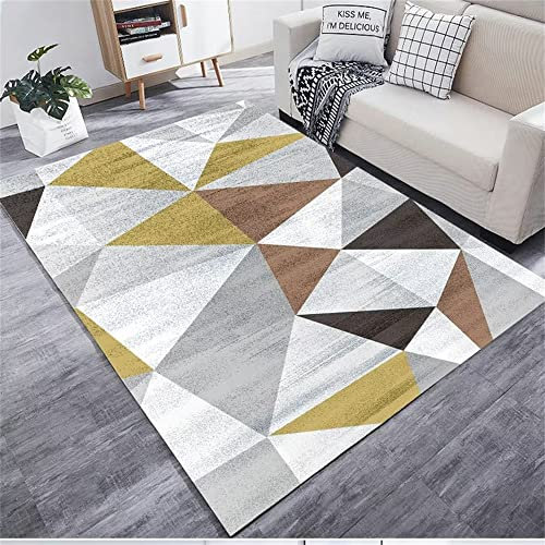 RUGMRZ Bodenbelag Balkon Deko Teppich Geometrische Kreativität von Wohnzimmer, Schlafzimmer und Küche jugendzimmer Jungen Mehrfarbig Auslegware terrassenteppich Outdoor bodenbelag Balkon deko Teppich