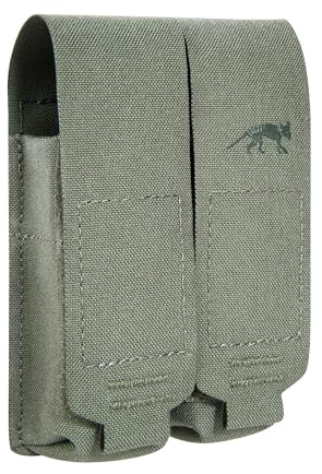 Tasmanian TT DBL Pistol Mag Pouch MKIII robuste Magazin-Tasche für Zwei Pistolen-Magazine HK, Glock, SIG, Beretta M9 mit Klett-Verschluss und Molle System