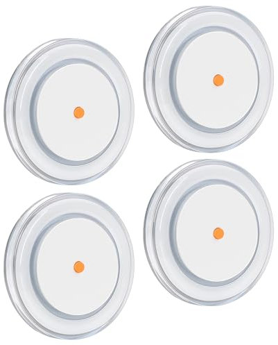 Obeaming 4 x Wohnmobil Boot 12V LED Lampe Deckenleuchte, Dimmbar Eingebauter Dimmschalter 76mm 320lm Aufbauleuchte, für Wohnwagen Yacht Auto Innenbeleuchtung (5000K)