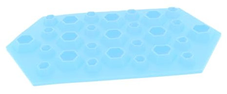 Ciieeo Molde Para Cubitos De Hielo De Diamante Silicona De Molde De Cristal Fácil De Usar.