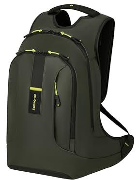 Samsonite Paradiver Light - Mochila para Portátil L+ 15,6 Pulgadas, 48 cm, 24 L, Verde (Jungle Green)