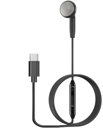 Singoli auricolari laterali - cuffie cablate singole, auricolari singoli cablati, cuffie mono di lavoro con microfono, facile da usare - auricolari - controllo del filo per