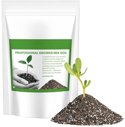 WJnflQN Terriccio Universale per Piante - Terreno Arricchito con Fertilizzante,Composto a Lunga Durata con Rilascio Graduale per Ortaggi da Interno e Fiori da Esterno