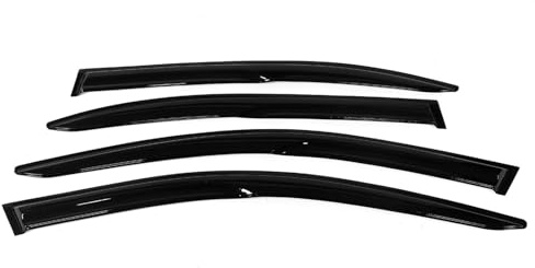 Car Windabweiser Für MK2 4X Auto Seitenfenster Visierabweiser Windschutz Sonnenregenschutz Vent Getönt Für Skoda Für Octavia Für MK2 2009-2013 Windabweiser