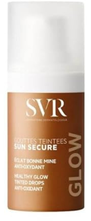 SVR - Sun Secure Gouttes Teintées - Concentré illuminateur bonne mine - Teint hâlé immédiat sans autobronzant - Peaux sensibles - À mélanger au soin ou solaire - 15 ml
