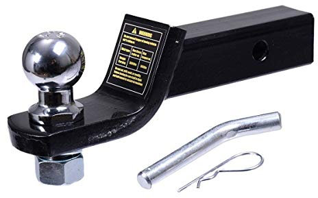 Enganche de Remolque Con Receptor de Lengüeta de Montaje en Bola de 2 Pulgadas/50 mm para Caravana y Camión