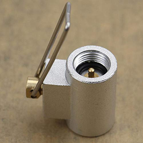 Camping Gas-Adapter-Konverter-Ofen Anschluss für Butan Kanister zu Schraube Gaskartusche, Gasherd Umwandlung Kopfadapter beweglichen im Freien Herd Behälter Convert Camping Gas Tank Adapter