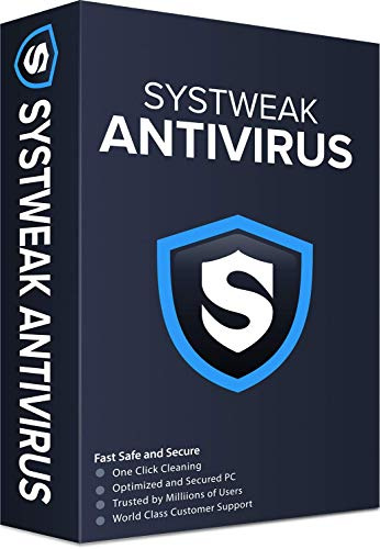 Systweak Antivirus-Logiciel pour Windows-1PC, 1 an | Protection en temps réel| Protection USB | Sécurité Internet |(Livraison par email sous 2 heures-sans CD)