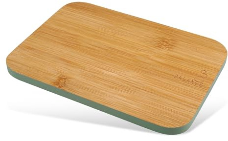 Fackelmann 37670 Planche à découper en bambou coins arrondis, planche a decouper, planche bois, planche à decouper cuisine, planche apéro, Bambou, 21 x 15 x 0,5 cm, Naturel