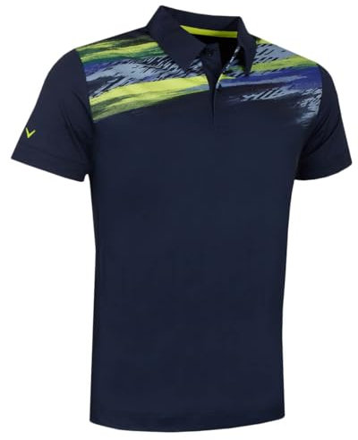 Callaway Golf Herren konstruierte aktives Polo -Hemd - Marine Blazer - M