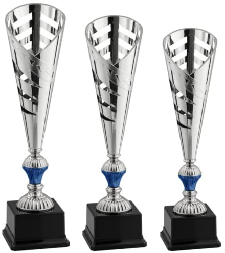 Hole Gadget Tris di Premiazioni Personalizzate Coppe e Trofei Sportivi con Targhetta Inclusa Premio per Tutti Gli Sport e Riconoscimento o Fantacalcio ed Eventi Sportivi (12.919S-T)