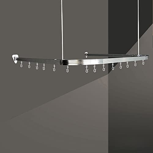 DUSCHVORHANG STANGE WINKELSTANGE DUSCHSTANGE FÜR DUSCHVORHANG VORHANGSCHIENE BARRIEREFREI WEISS CHROM (BADENA UX Silber)