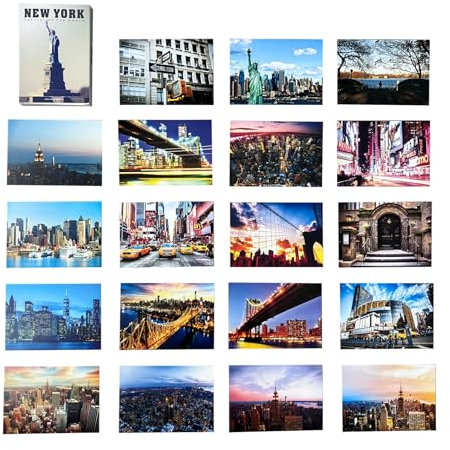 REMIFA Travel Post Card Set for Mailing - 30 Postcards Variety Pack, Assorted Postcards Bulk for Student&girls,4x6 inches - Iconic Landmarks
