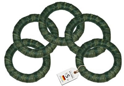 Auto-SCHMUCK® Strohkranz mit Vlies für die Dekoration (5, 50/8)