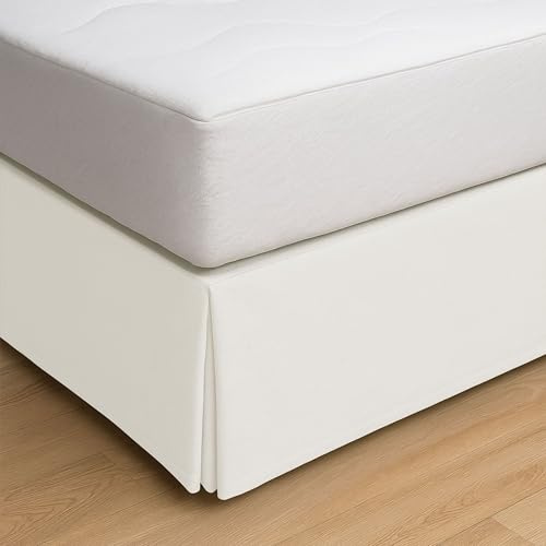 ECOMMERC3 Housse de canapé 100% fabriquée en Espagne pour lit 200 x 190/200 cm - Blanc, Ajustement antidérapant et Respirant