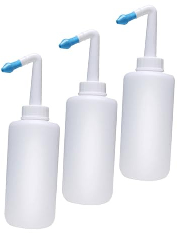 HAMPPLIES 3stücke Nasenspülflasche Spülreinigerflasche Für Nasenreinigung Nasenspülwerkzeug Für Haushaltnasenhygiene Nasenspülsystem Für Einfache Anwendung