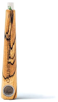 Calumet OnePiece Holzpfeife in Buche – gravierte Tabakpfeife mit austauschbarem 6 mm Aktivkohlefilter & Topfsieb – gefertigt als reines Naturprodukt – inklusive Reparaturservice – Made in Germany