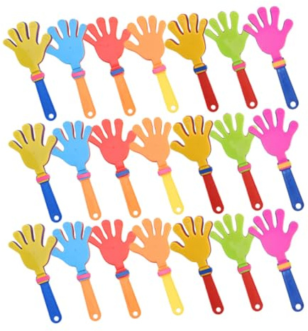 ULTECHNOVO 25 Piezas Aplausos De Mano Juguetes Para Aplaudir Aplausos Para Fiestas Regalos De Fiesta Accesorios Para Animar Juguetes Para Hacer Ruido