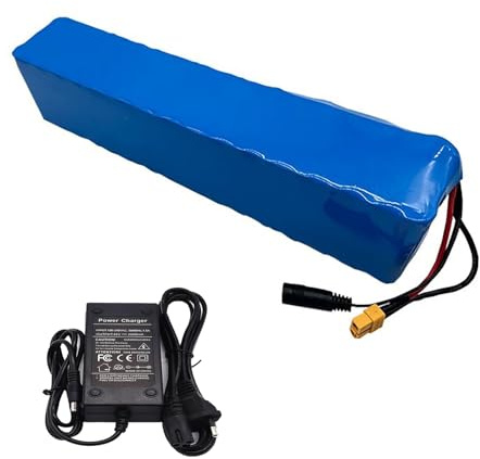 Batterie Lithium 60 V 20 Ah 16S3P Pour Véhicules Électriques, Vélos Et Motos. Protection BMS Intégrée Avec Chargeur Pour Moteur De Vélo Électrique 200 W, 500 W,800 W,1000 W 60V 20Ah,T