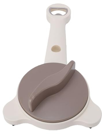 Dpofirs Abrelatas Multiusos, Giratorio Ajustable 4 en 1, Abrelatas Manual con 3 Abrazaderas Antideslizantes de Acero Inoxidable, para Tarros de Cocina, Botellas, Latas y Corchos de Vino