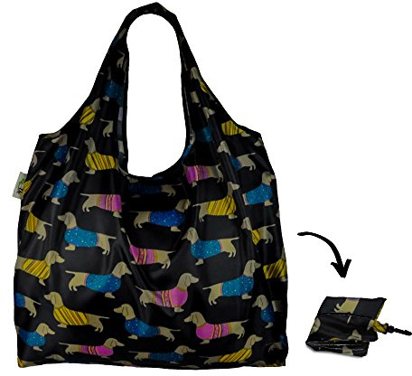 Re-Uz Lifestyle XL Shopper – korv hund sommar – miljövänlig återanvändbar vikbar shoppingväska